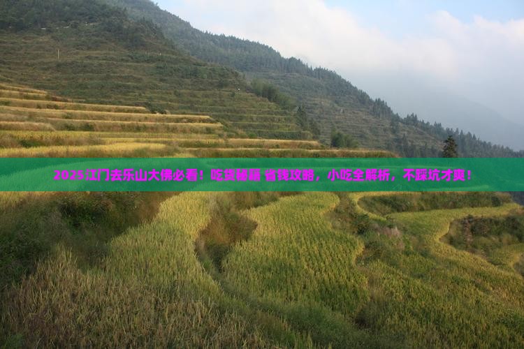 江门去四川乐山大佛旅游小吃