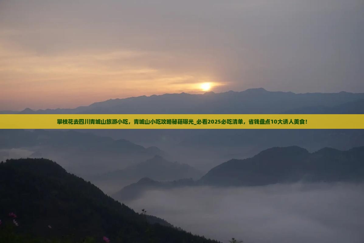 攀枝花去四川青城山旅游小吃