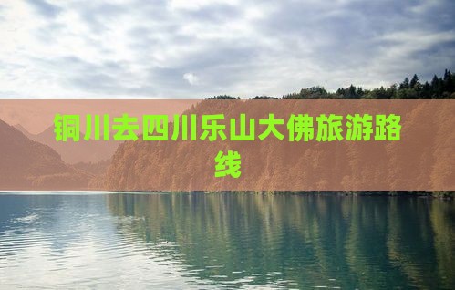铜川去四川乐山大佛旅游