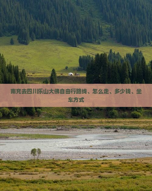 南充去四川乐山大佛自由行