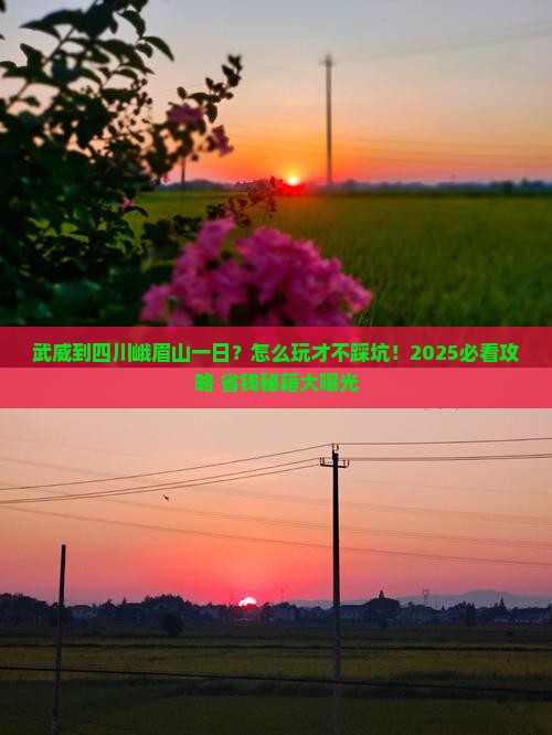 武威到四川峨眉山一日