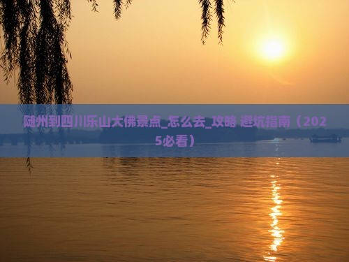随州到四川乐山大佛景点
