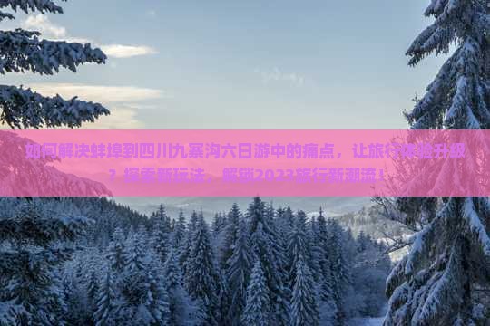 如何解决蚌埠到四川九寨沟六日游中的痛点，让旅行体验升级？探索新玩法，解锁2023旅行新潮流！