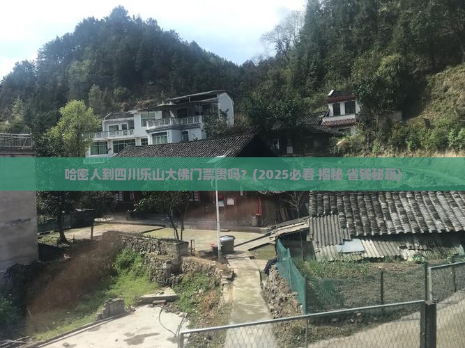 哈密到四川乐山大佛门票