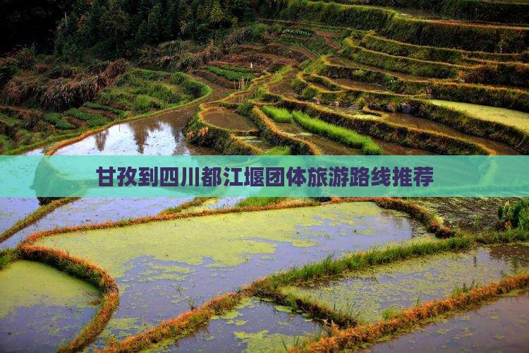 甘孜到四川都江堰团体旅游