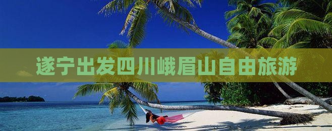 遂宁去四川峨眉山自由团