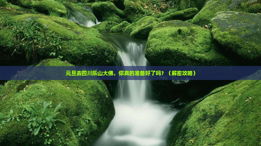 元旦到四川乐山大佛攻略