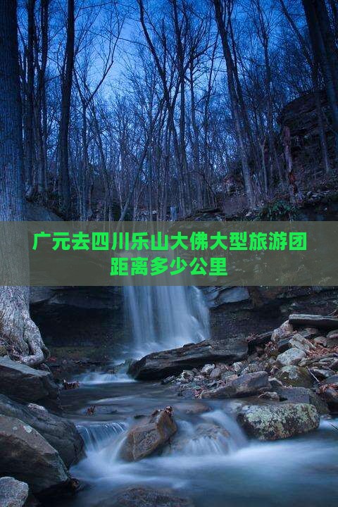 广元去四川乐山大佛大型旅游团距离多少公里