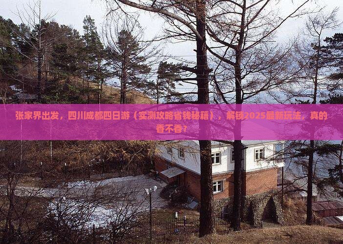 张家界去四川成都四日游