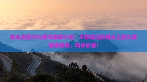 张北去四川九寨沟旅游小吃
