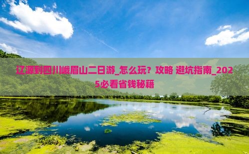 辽源到四川峨眉山二日游