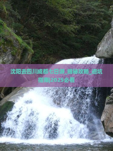 沈阳去四川成都七日游