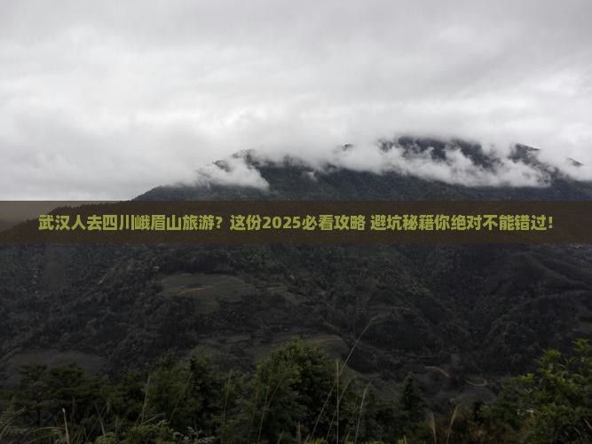 武汉去四川峨眉山旅游