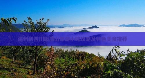 温州到四川峨眉山旅游小吃攻略及特色美食推荐