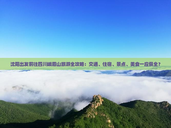 沈阳出发前往四川峨眉山旅游全攻略：交通、住宿、景点、美食一应俱全？