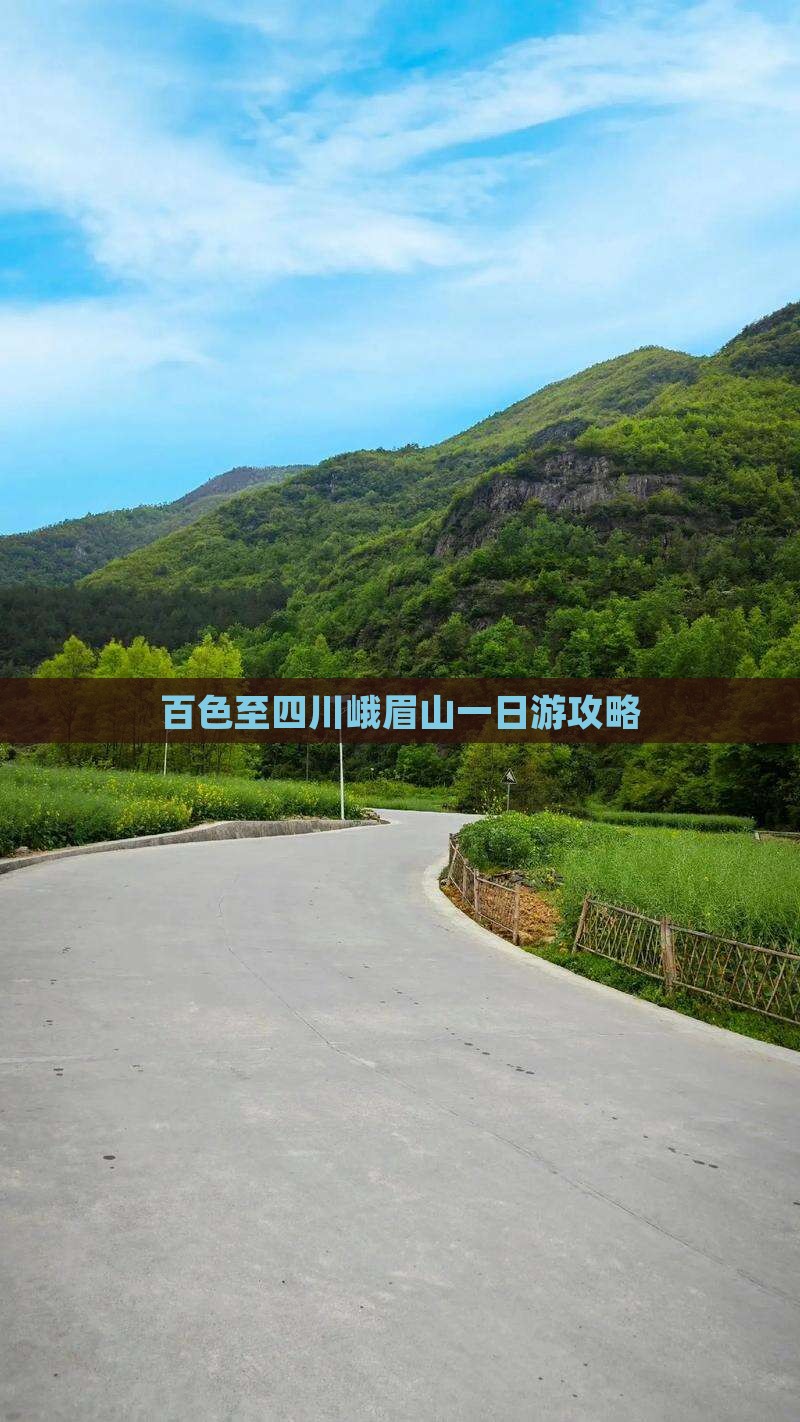 百色至四川峨眉山一日游攻略