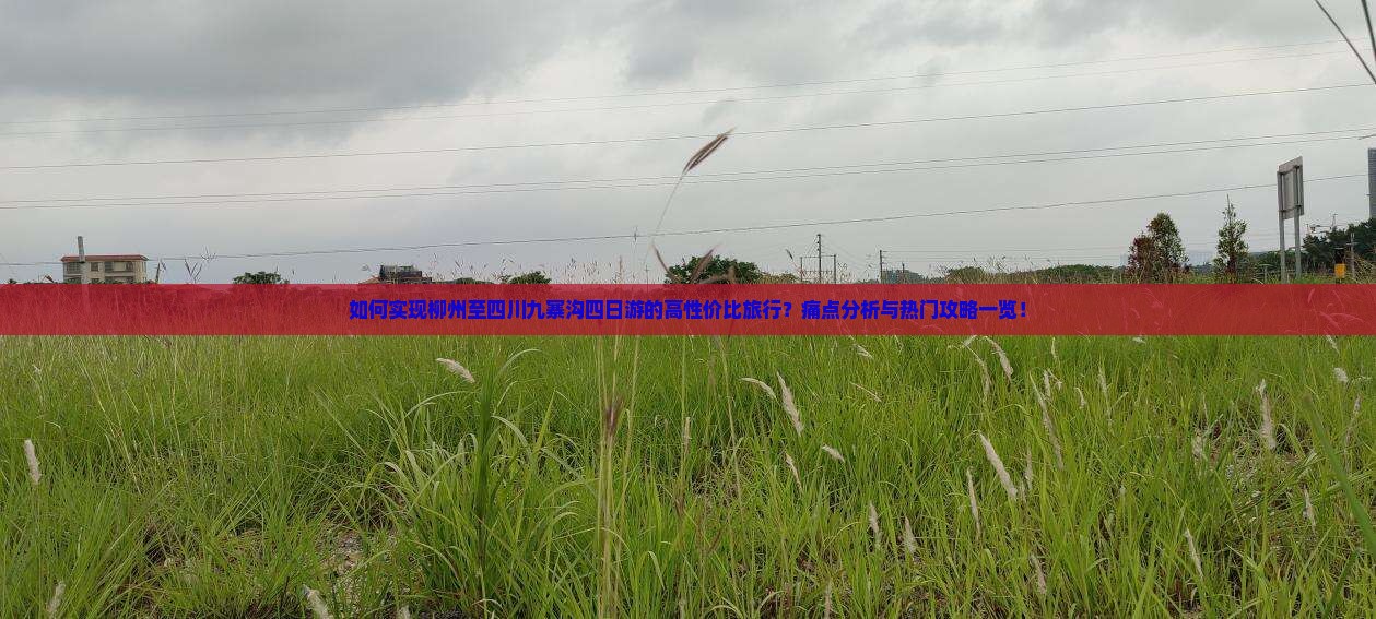 如何实现柳州至四川九寨沟四日游的高性价比旅行？痛点分析与热门攻略一览！