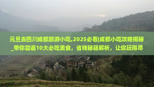 元旦去四川成都旅游小吃
