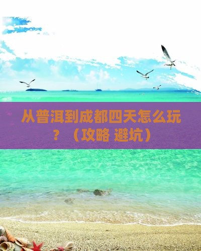普洱到四川成都四日游