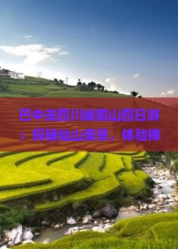 巴中去四川峨眉山四日游