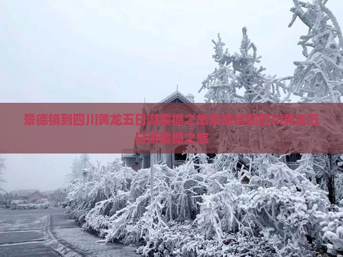 景德镇到四川黄龙五日游