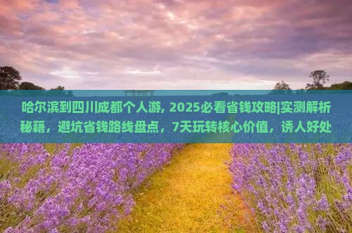 哈尔滨到四川成都个人游