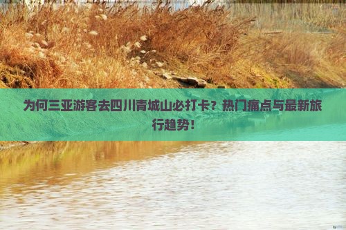 为何三亚游客去四川青城山必打卡？热门痛点与最新旅行趋势！