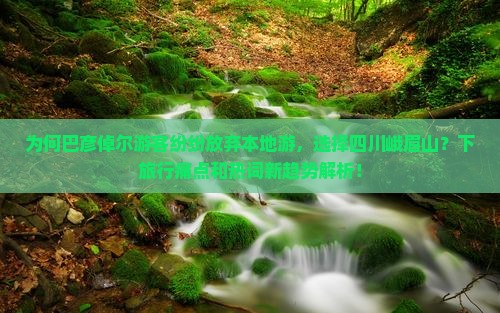 为何巴彦倬尔游客纷纷放弃本地游，选择四川峨眉山？下旅行痛点和热词新趋势解析！