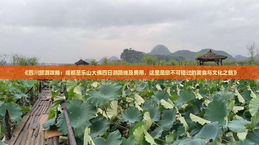 《四川旅游攻略：成都至乐山大佛四日游路线及费用，这里是您不可错过的美食与文化之旅》
