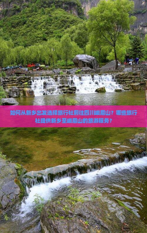 如何从新乡出发选择旅行社前往四川峨眉山？哪些旅行社提供新乡至峨眉山的旅游服务？