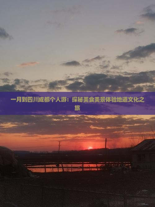 一月到四川成都个人游：探秘美食美景体验地道文化之旅