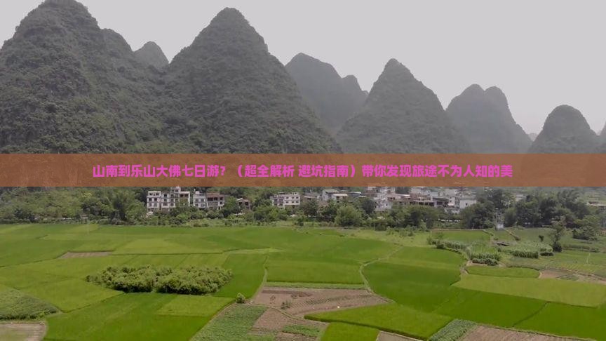山南到四川乐山大佛七日游