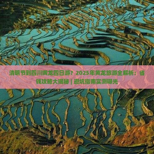 清明节到四川黄龙四日游