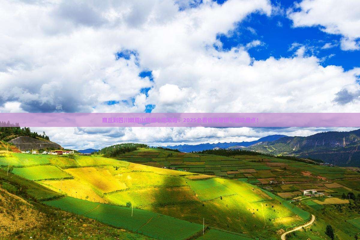 商丘到四川峨眉山旅游小吃