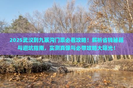 武汉到四川九寨沟门票