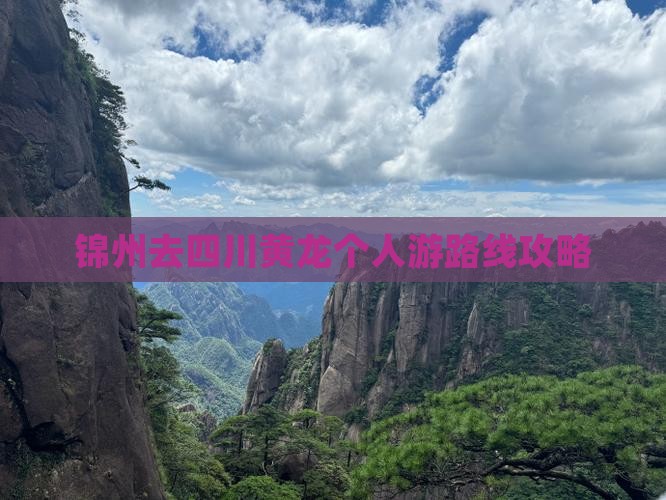 锦州去四川黄龙个人游