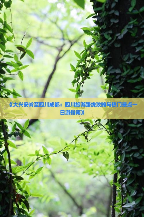 《大兴安岭至四川成都：四川旅游路线攻略与热门景点一日游指南》