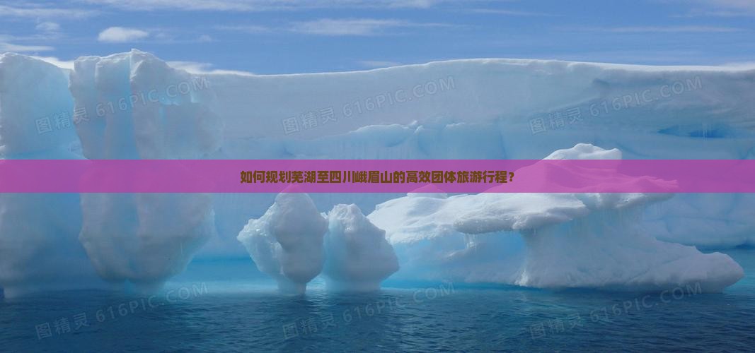 如何规划芜湖至四川峨眉山的高效团体旅游行程？