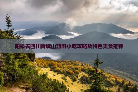 阳泉去四川青城山旅游小吃攻略及特色美食推荐