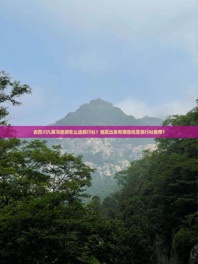 去四川九寨沟旅游怎么选旅行社？临夏出发有哪些优质旅行社推荐？
