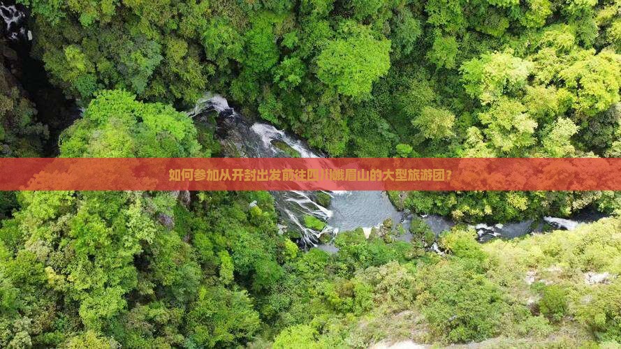 如何参加从开封出发前往四川峨眉山的大型旅游团？