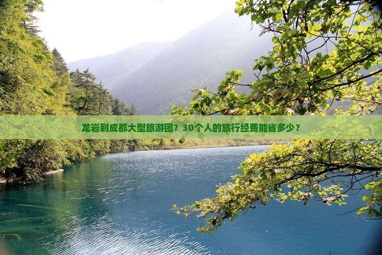 龙岩到成都大型旅游团？30个人的旅行经费能省多少？