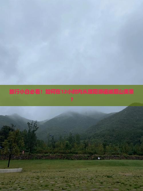 旅行小白必看！如何在12小时内从濮阳游遍峨眉山美景？