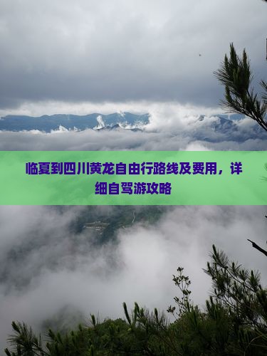 临夏到四川黄龙自由行路线及费用，详细自驾游攻略