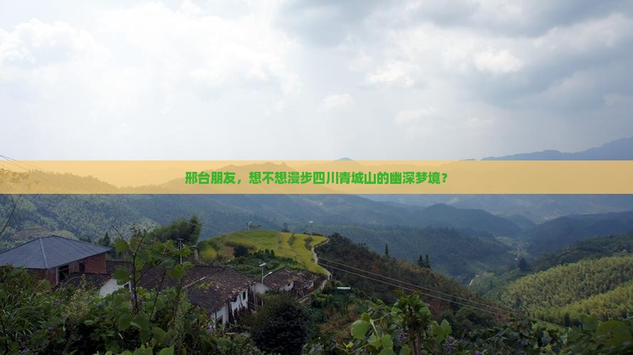 邢台朋友，想不想漫步四川青城山的幽深梦境？