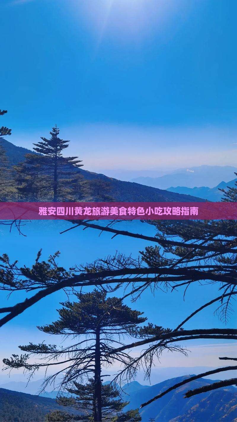 雅安四川黄龙旅游美食特色小吃攻略指南