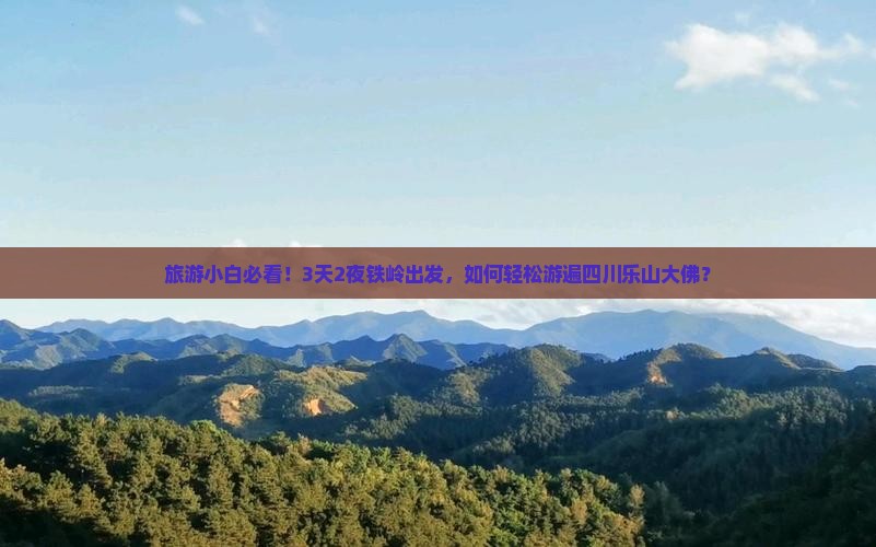 旅游小白必看！3天2夜铁岭出发，如何轻松游遍四川乐山大佛？