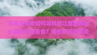 石家庄游客如何寻找都江堰旅游时必尝的小吃美食？哪些新词热词美食不容错过？