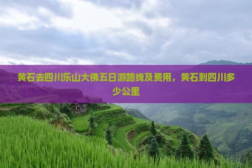 黄石去四川乐山大佛五日游路线及费用，黄石到四川多少公里