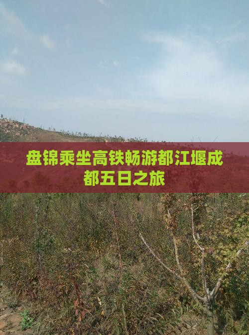 盘锦乘坐高铁畅游都江堰成都五日之旅
